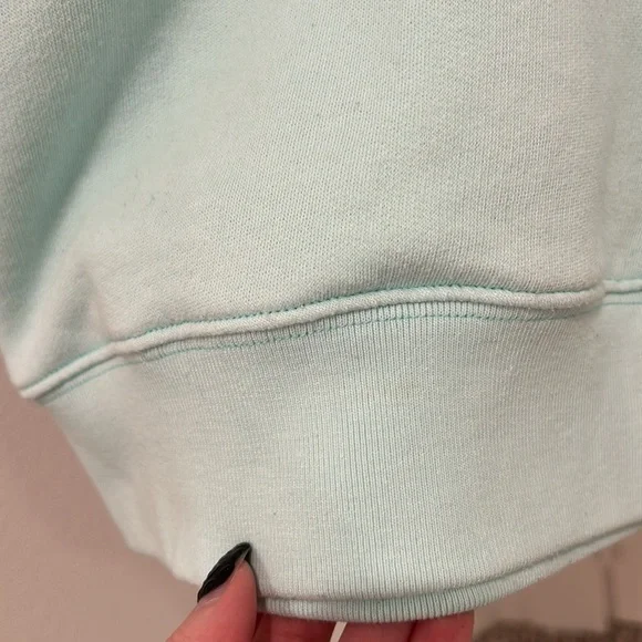 VS PINK Mint Fleece Sweatshirt - Picture 2 of 2